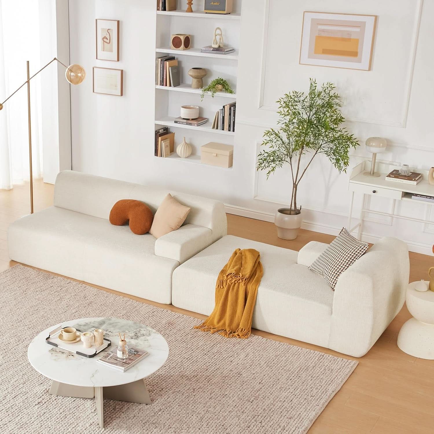 High Density Foam Modular Sectional Sofa for Living Room
