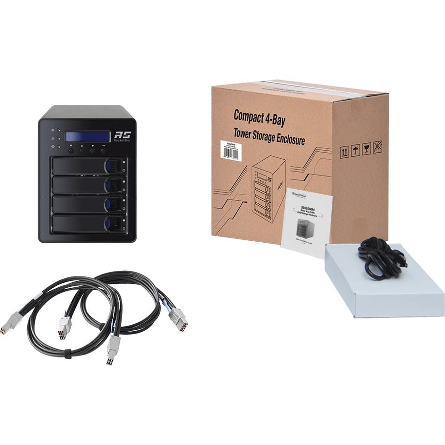 HighPoint 4-Bay M.2 NVMe RAID Storage Solution SSD6540M