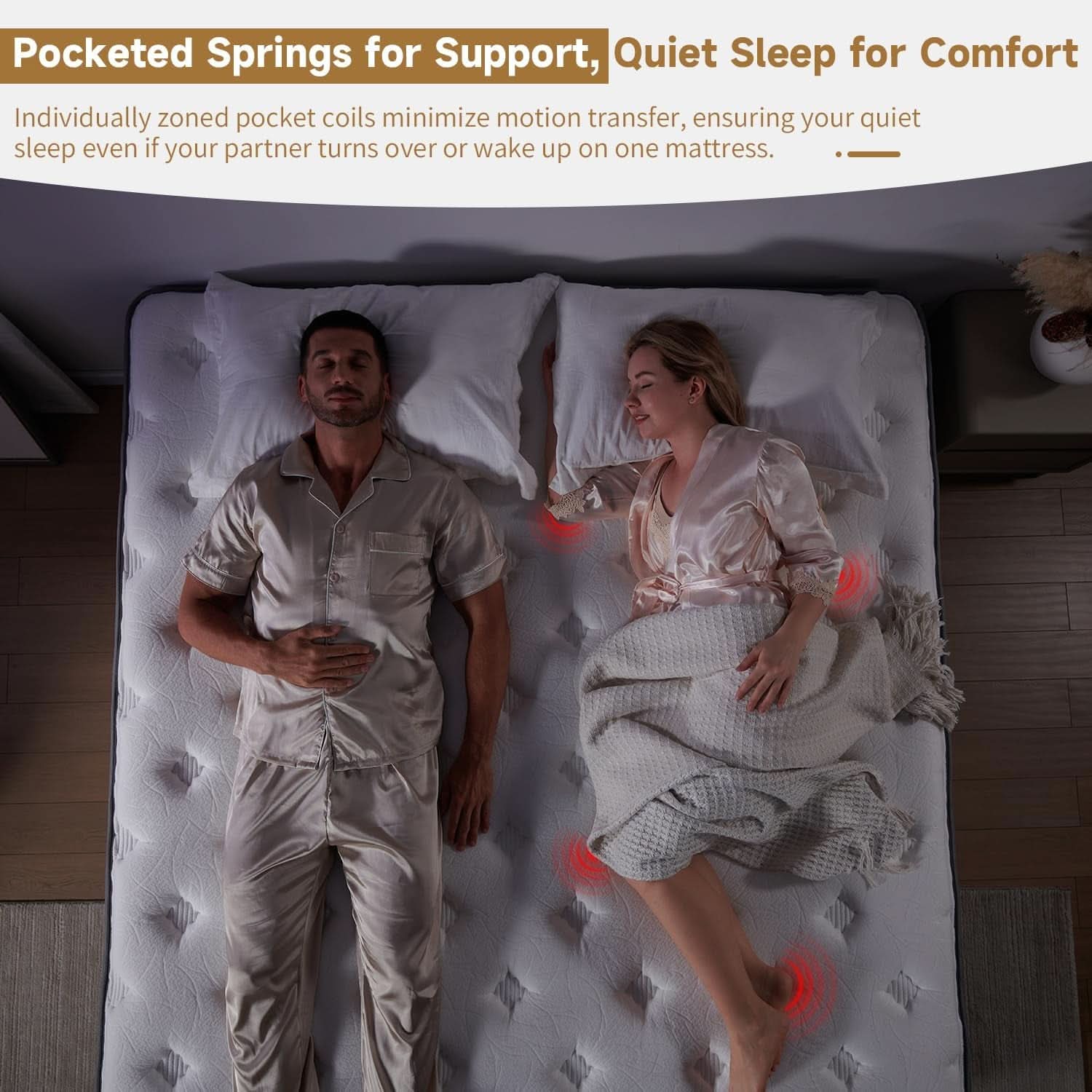 Highly Breathable Full Size Memory Foam Mattress 12Inches