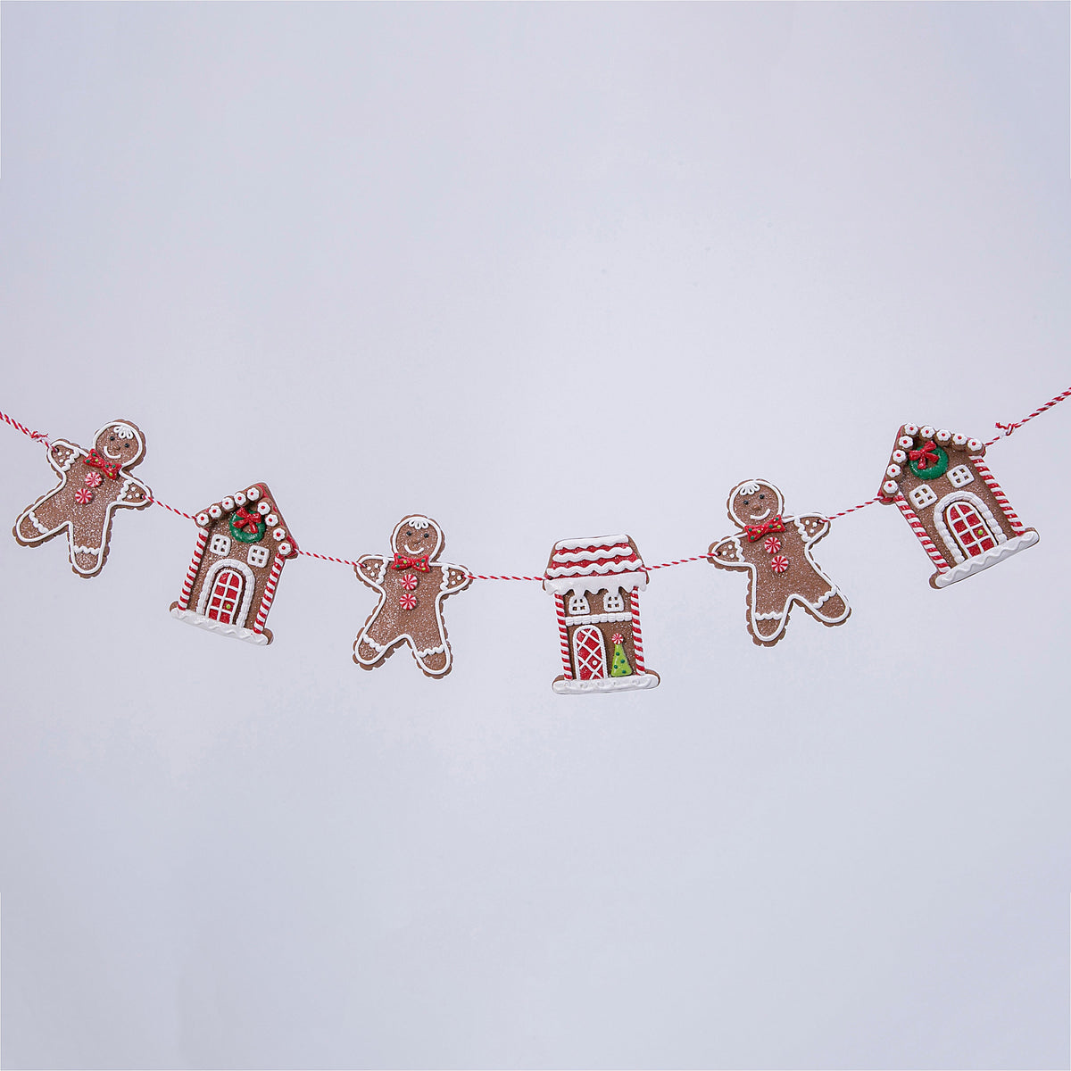 Holiday Gingerbread Figurine Garland