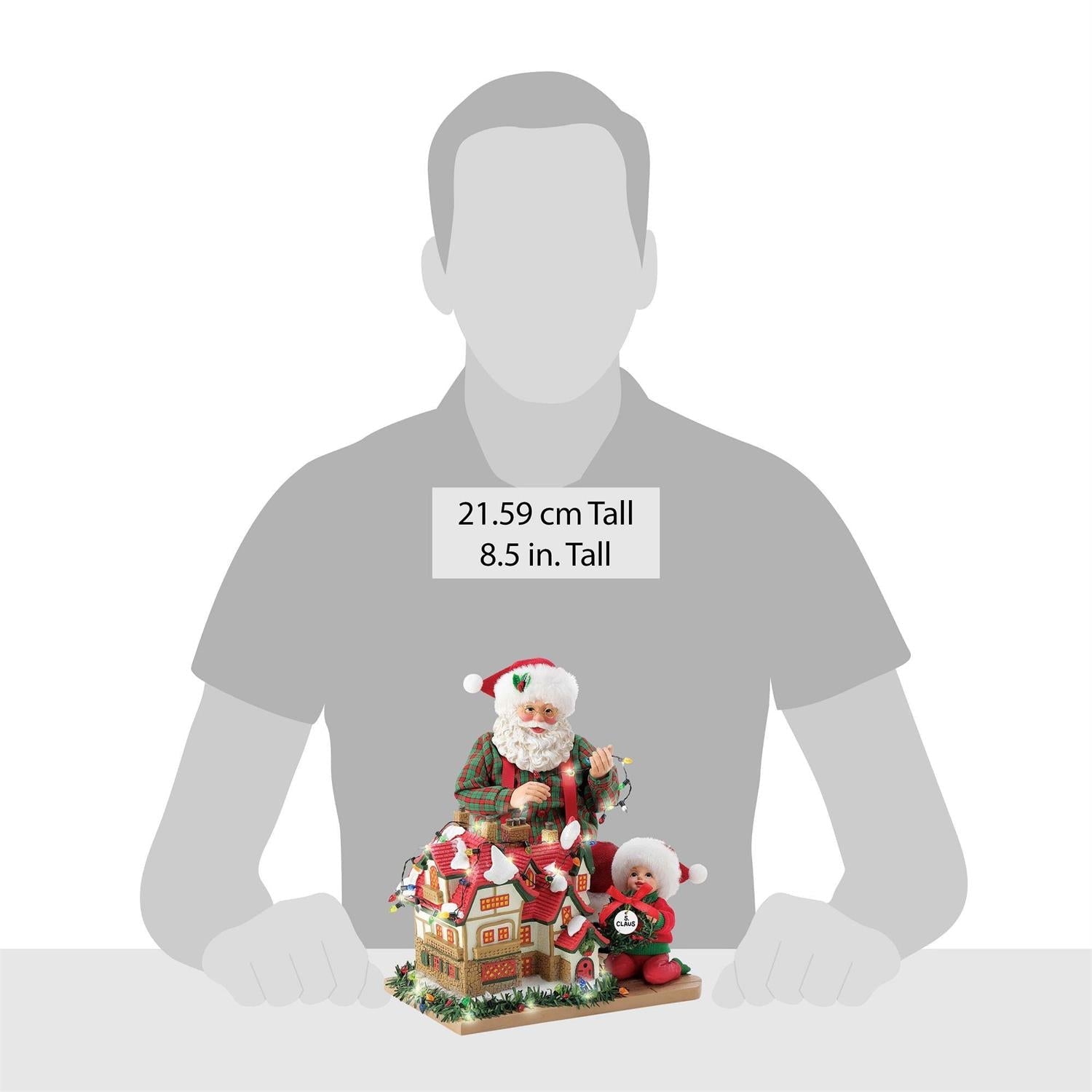 Holiday Lights Santa