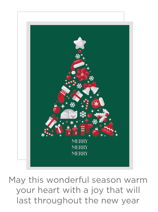 Holiday Memories - Merry Icons Tree