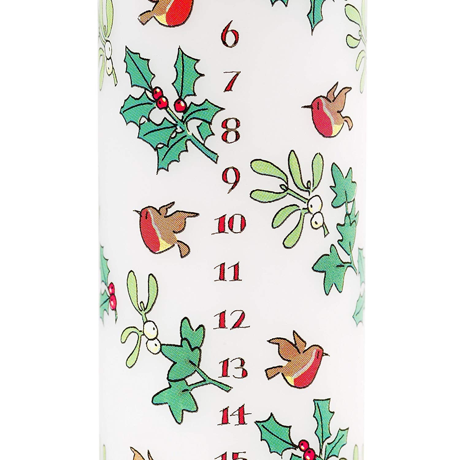 Holly and the Ivy Advent Pillar Candle