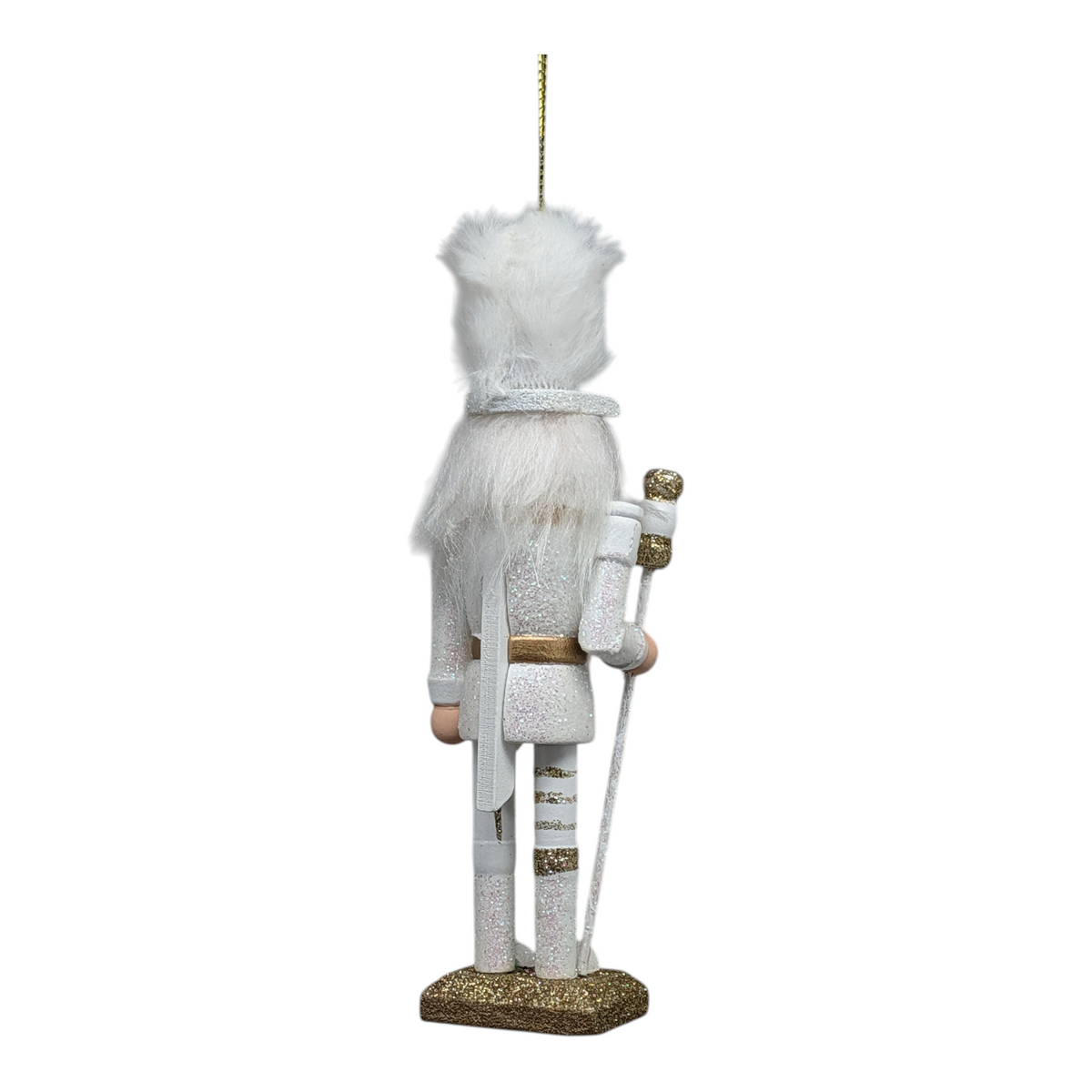 Hollywood 6 inch Wooden Nutcracker - White