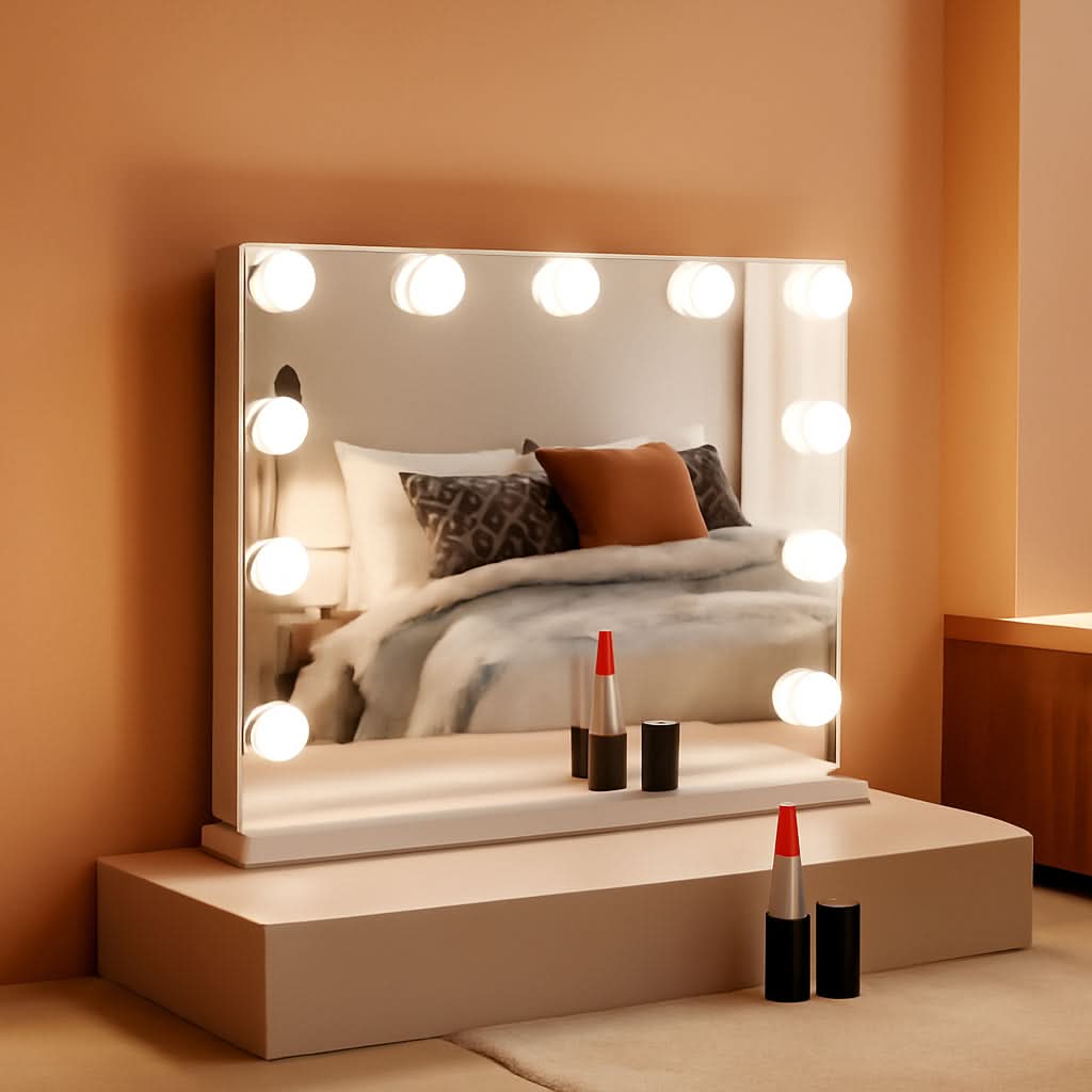 Hollywood Vanity Mirror With 12 LED Lights 3 Color Modes