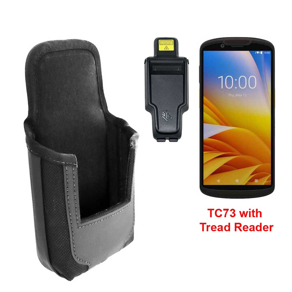 Holster with Belt Clip for Zebra TC73/TC78 with Tread Reader