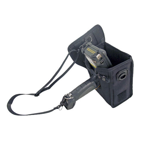 Holster with Waist Pad & Safety Strap for Zebra MC9000 Gun
