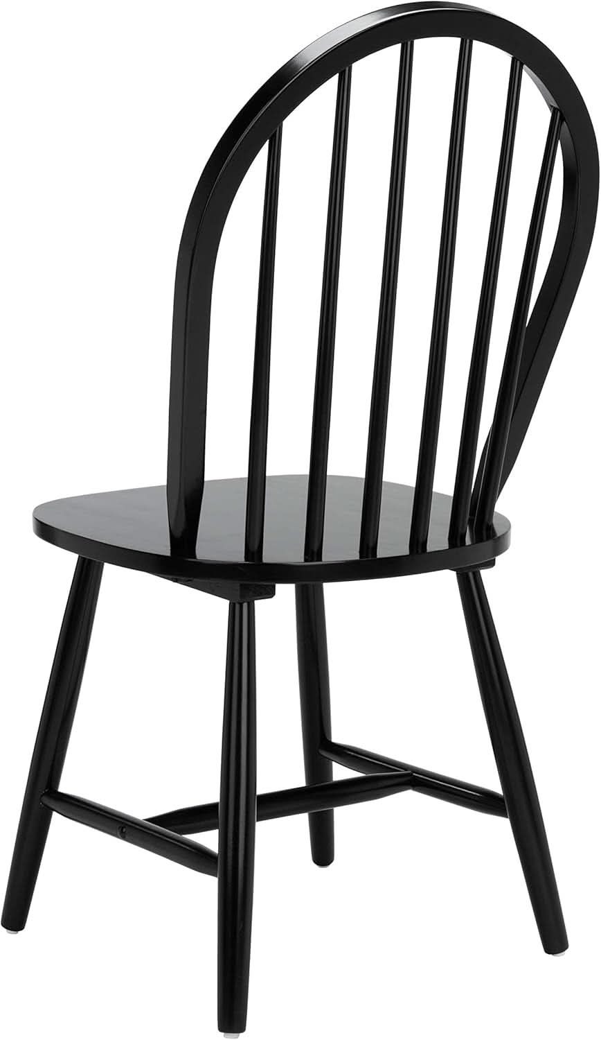Home Camden 18 Inch Black Farmhouse Dining Chairs Set Of 2