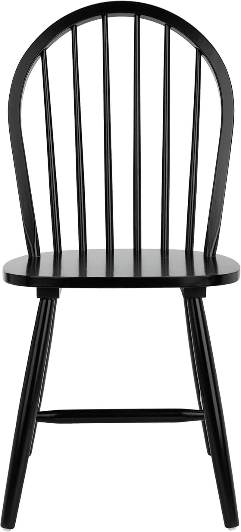 Home Camden 18 Inch Black Farmhouse Dining Chairs Set Of 2
