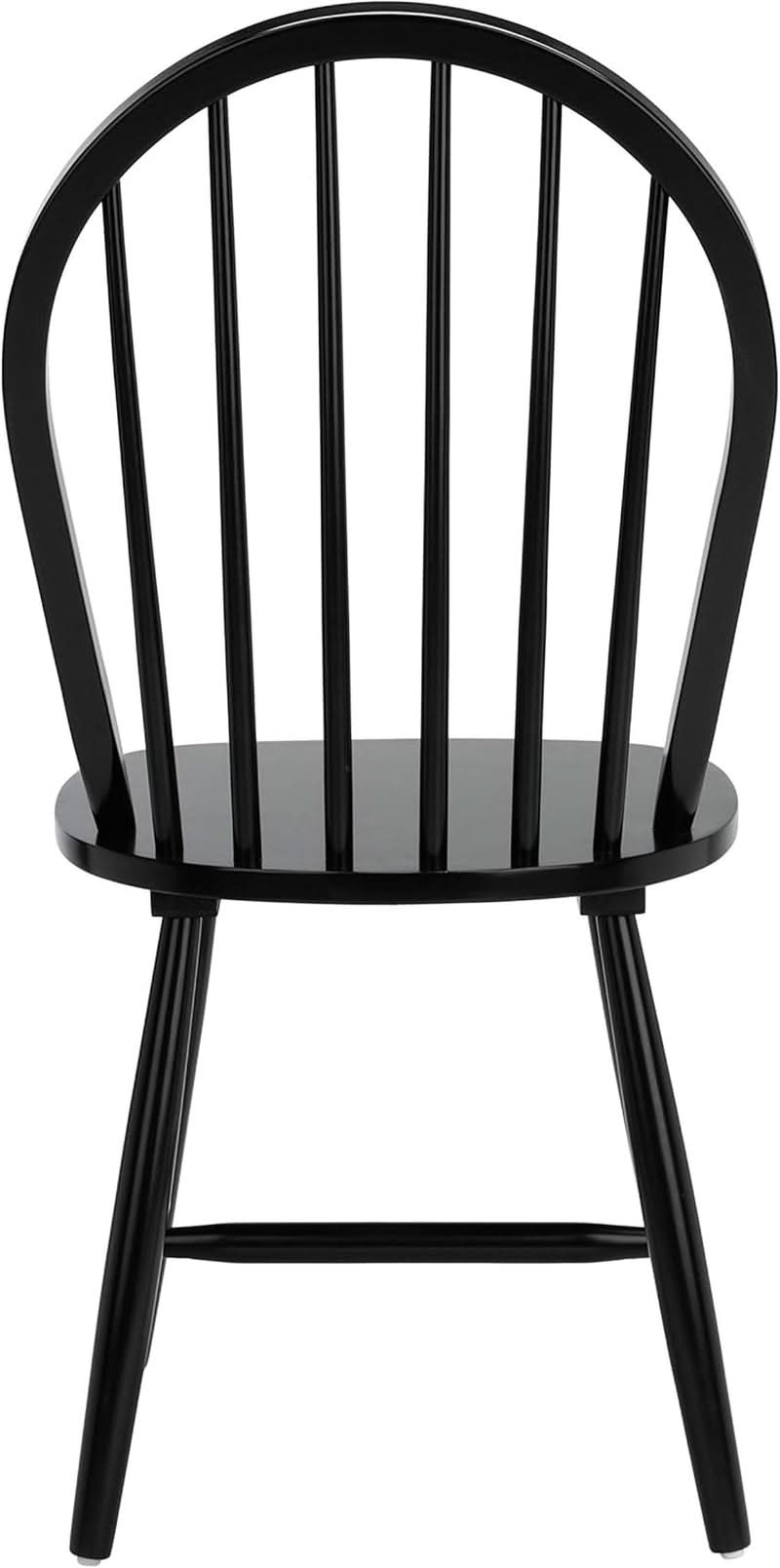 Home Camden 18 Inch Black Farmhouse Dining Chairs Set Of 2