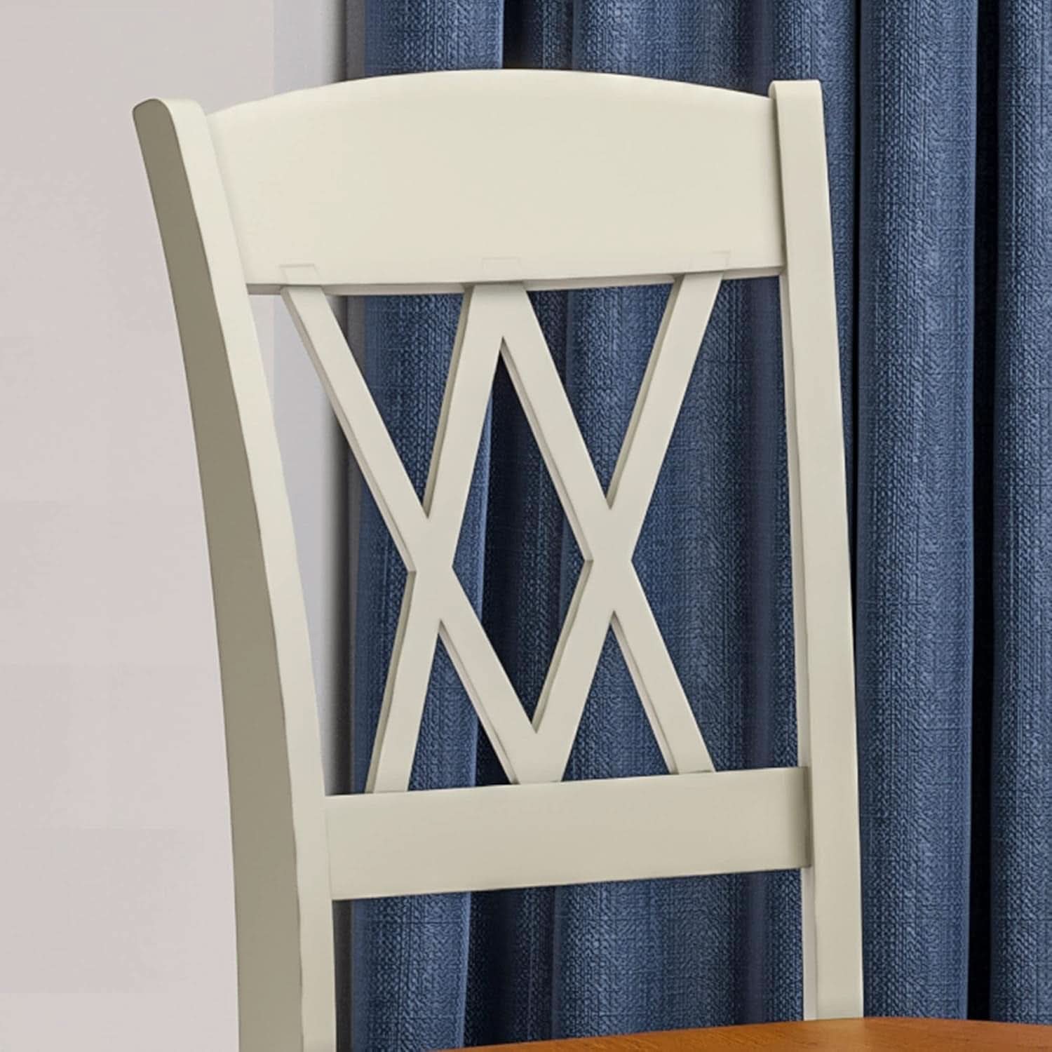Home Styles Monarch 20Inch X Back Dining Chair White Oak