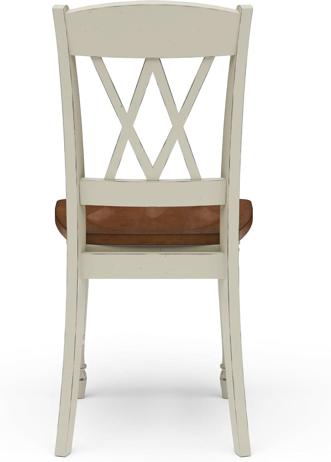Home Styles Monarch 20Inch X Back Dining Chair White Oak