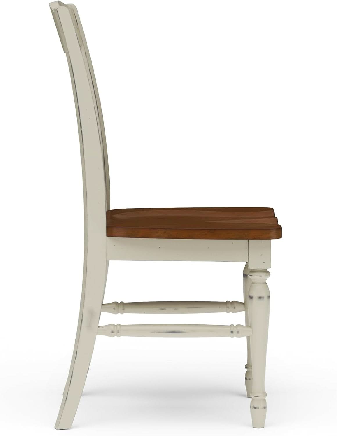 Home Styles Monarch 20Inch X Back Dining Chair White Oak