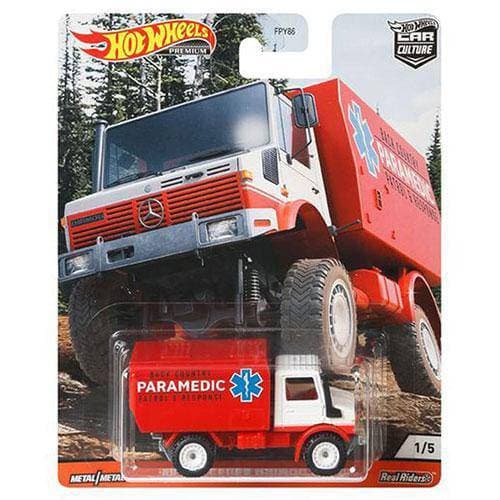 Hot Wheels Car Culture All Terrain '88 Mercedes Unimog U1300 Toy for Kids & Collectors