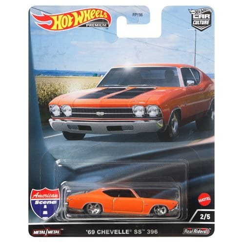 Hot Wheels Car Culture American Roads 1:64 Scale Collectible Cars for Kids