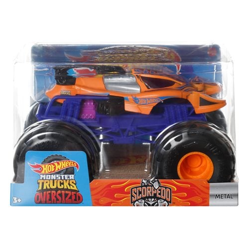 Hot Wheels Monster Trucks 1:24 Scale Die-Cast Vehicle for Kids 2024