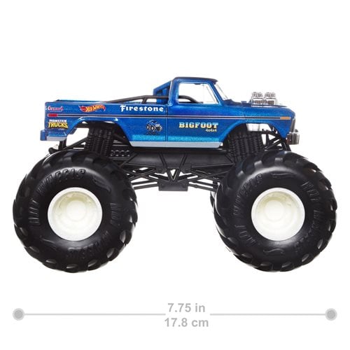 Hot Wheels Monster Trucks 1:24 Scale Die-Cast Vehicle for Kids 2024