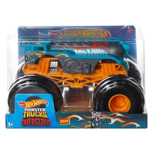 Hot Wheels Monster Trucks 1:24 Scale Die-Cast Vehicle for Kids 2024