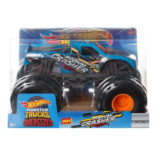 Hot Wheels Monster Trucks 1:24 Scale Die-Cast Vehicle for Kids 2024