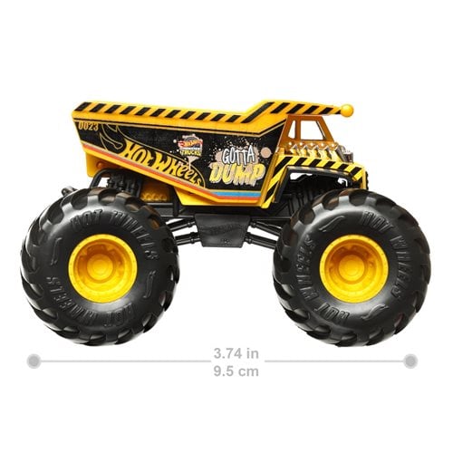 Hot Wheels Monster Trucks 1:24 Scale Die-Cast Vehicle for Kids 2024
