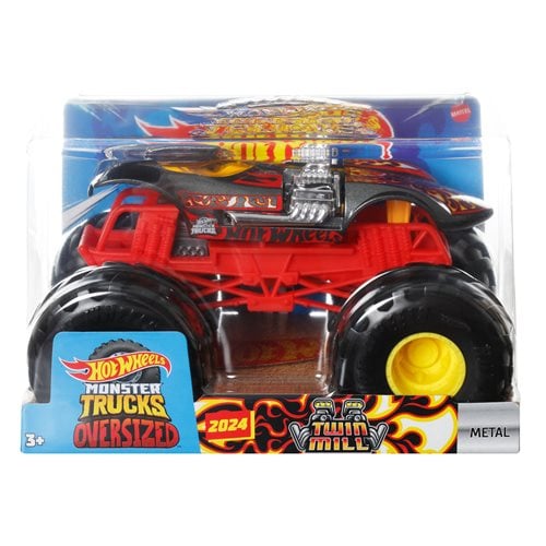 Hot Wheels Monster Trucks 1:24 Scale Die-Cast Vehicle for Kids 2024