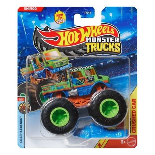 Hot Wheels Monster Trucks 1:64 Scale Vehicle 2026 for Kids Fun