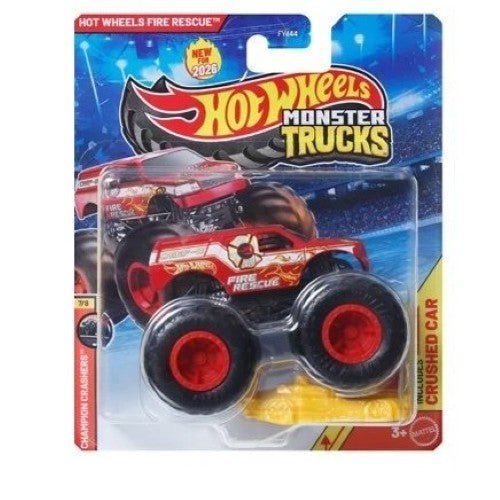 Hot Wheels Monster Trucks 1:64 Scale Vehicle 2026 for Kids Fun