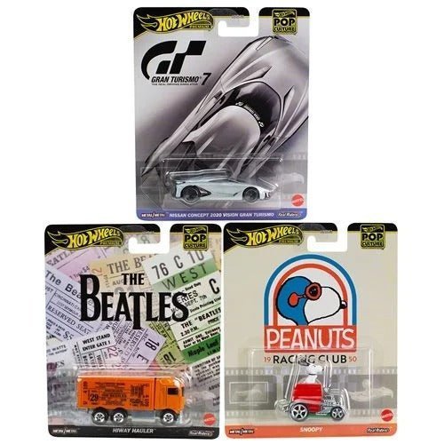 Hot Wheels Pop Culture 2024 Cars – Collectible, RealRiders Tires, Ages 3+