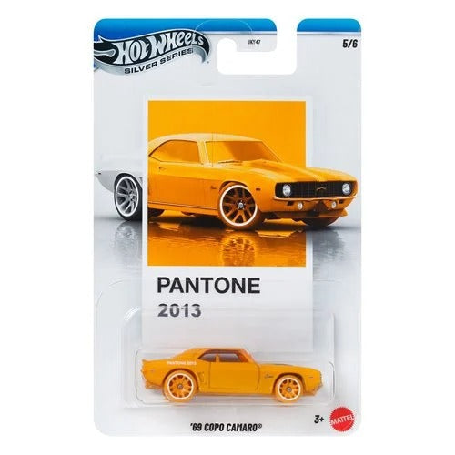 Hot Wheels Silver Series Pantone Sunset Race Car for Collectors & Kids