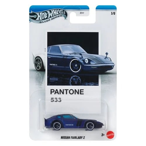 Hot Wheels Silver Series Pantone Sunset Race Car for Collectors & Kids