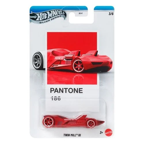 Hot Wheels Silver Series Pantone Sunset Race Car for Collectors & Kids