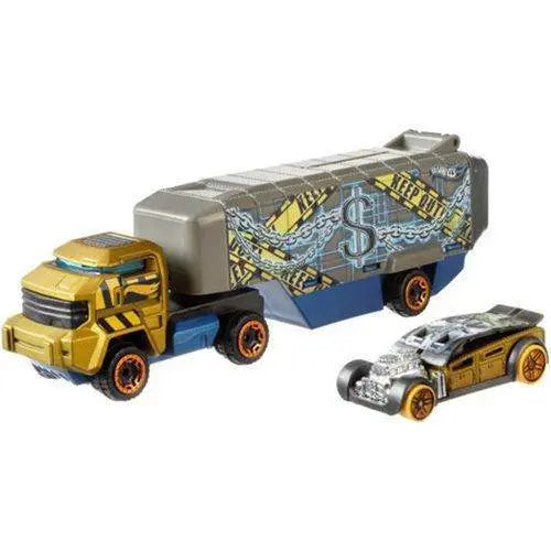 Hot Wheels Super Hauling Rig and Car Set for Kids 3+