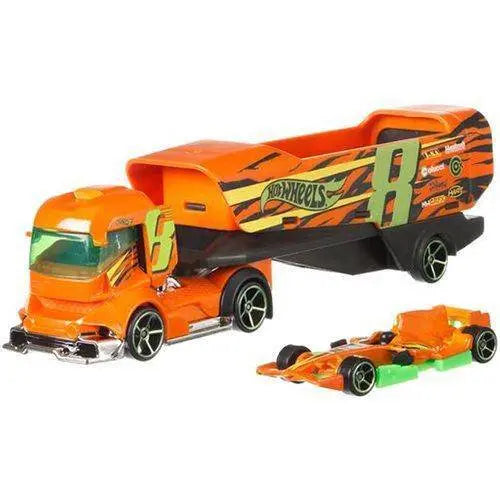 Hot Wheels Super Hauling Rig and Car Set for Kids 3+