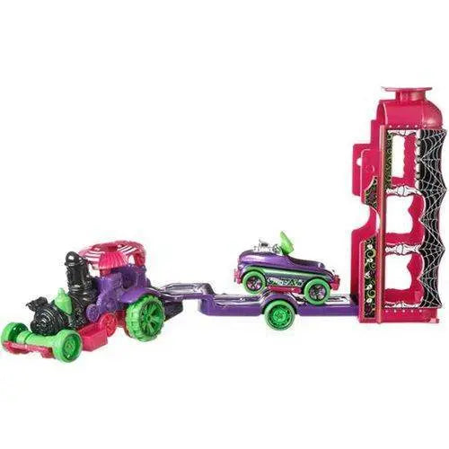 Hot Wheels Super Hauling Rig and Car Set for Kids 3+