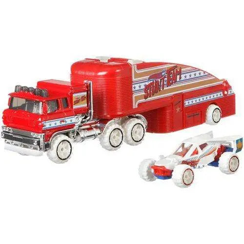 Hot Wheels Super Hauling Rig and Car Set for Kids 3+