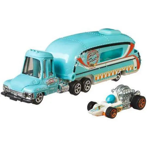 Hot Wheels Super Hauling Rig and Car Set for Kids 3+
