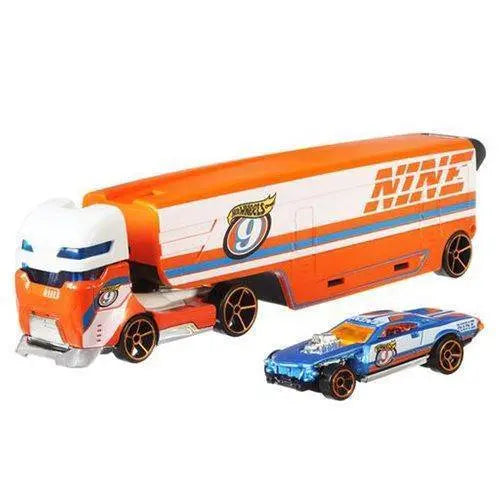 Hot Wheels Super Hauling Rig and Car Set for Kids 3+
