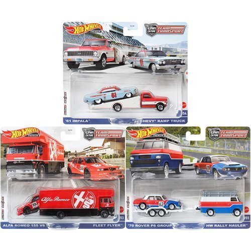 Hot Wheels Team Transport 2023 1:64 Scale Cars & Haulers for Kids & Collectors