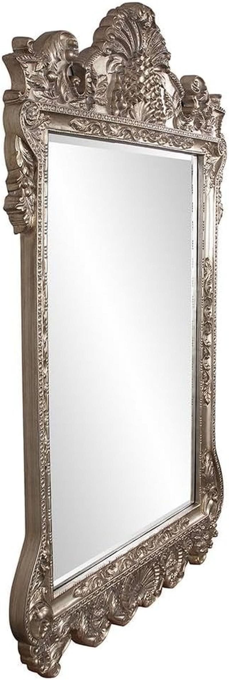 Howard Elliott Marquette Antique Oversized Full Length Mirror Silver Leaf 49x84