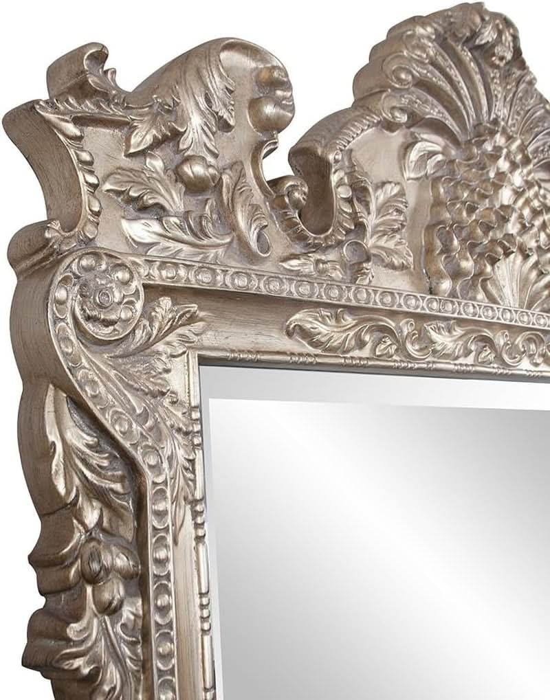 Howard Elliott Marquette Antique Oversized Full Length Mirror Silver Leaf 49x84