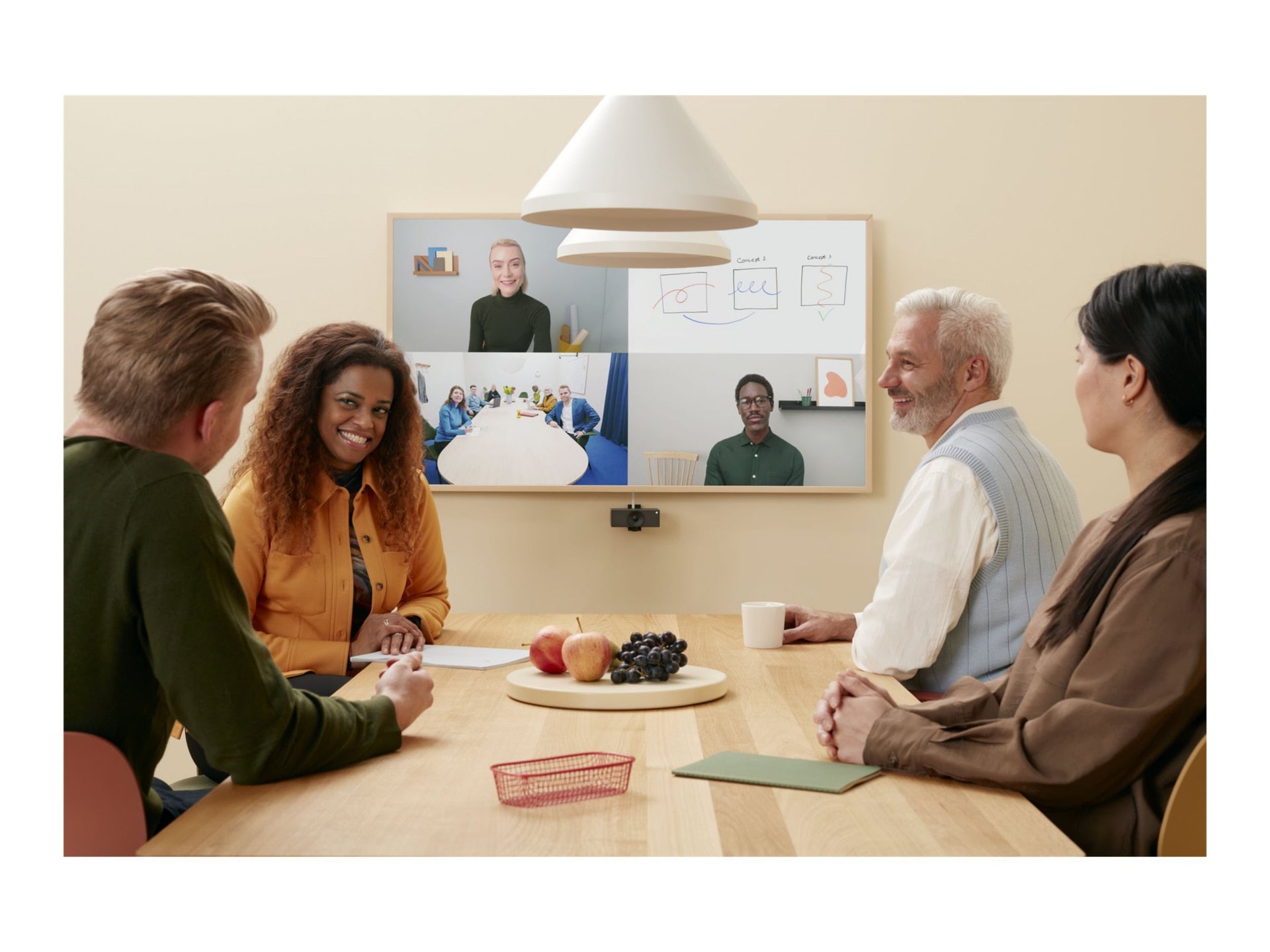 Huddly S1 4K Conference Camera with Wide-Angle Lens for Teams by STRATEGIC SOURCING