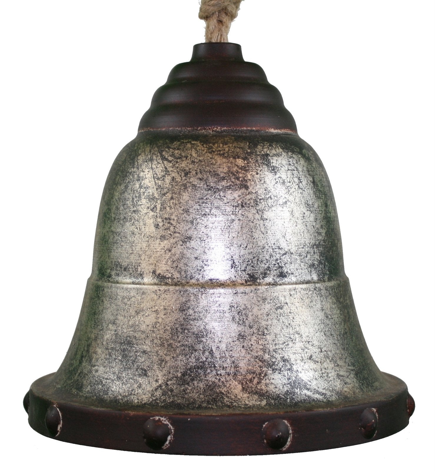 Huge Holiday Metal Bell (13 inch Wide) - Gold