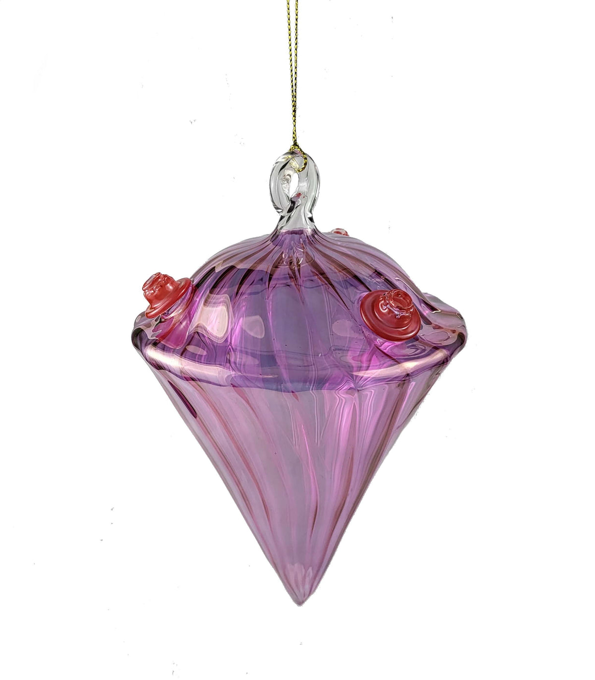 Hummingbird Feeder - Triple Feeder Diamond - Purple