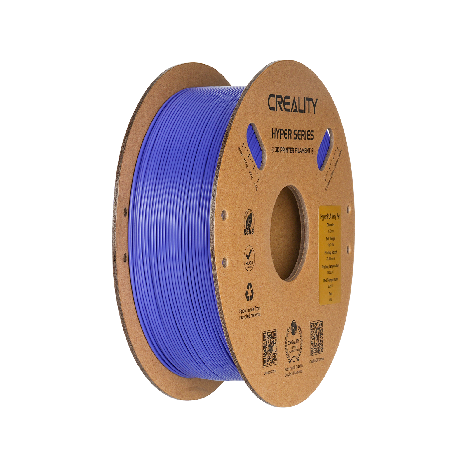 Hyper Series PLA 3D Printing Filament 1kg High-Speed Precision & Toughness