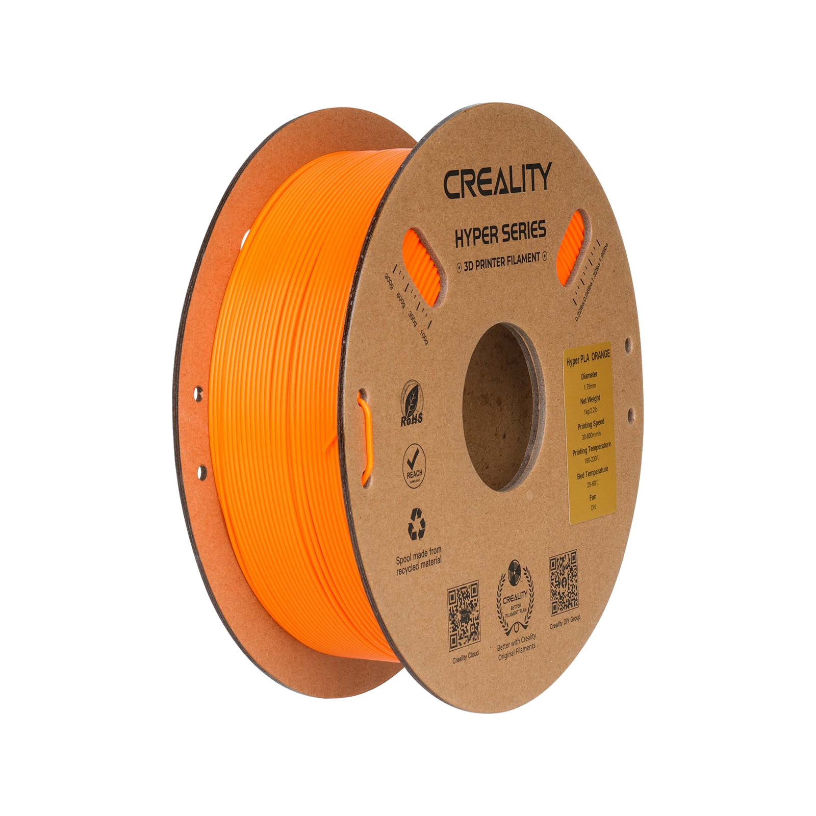 Hyper Series PLA 3D Printing Filament 1kg High-Speed Precision & Toughness