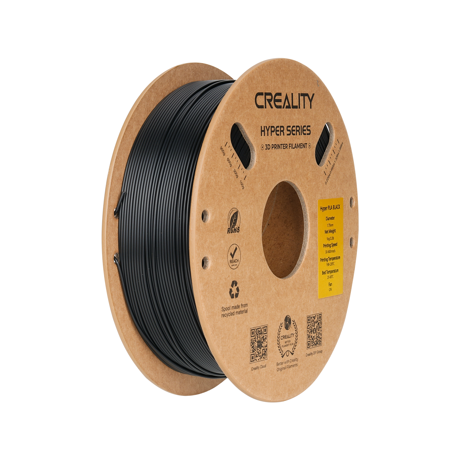 Hyper Series PLA 3D Printing Filament 1kg High-Speed Precision & Toughness