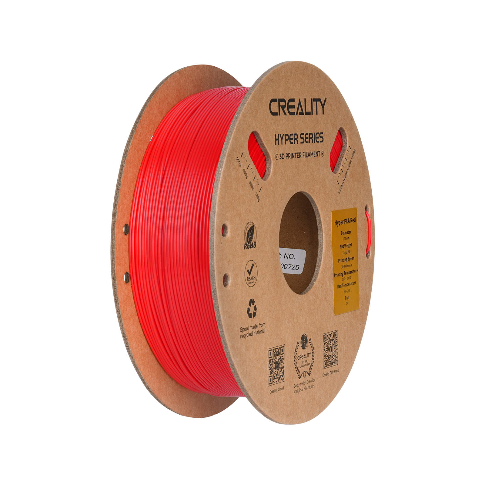 Hyper Series PLA 3D Printing Filament 1kg High-Speed Precision & Toughness