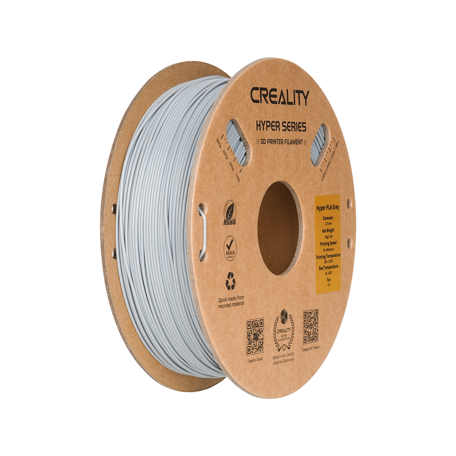 Hyper Series PLA 3D Printing Filament 1kg High-Speed Precision & Toughness