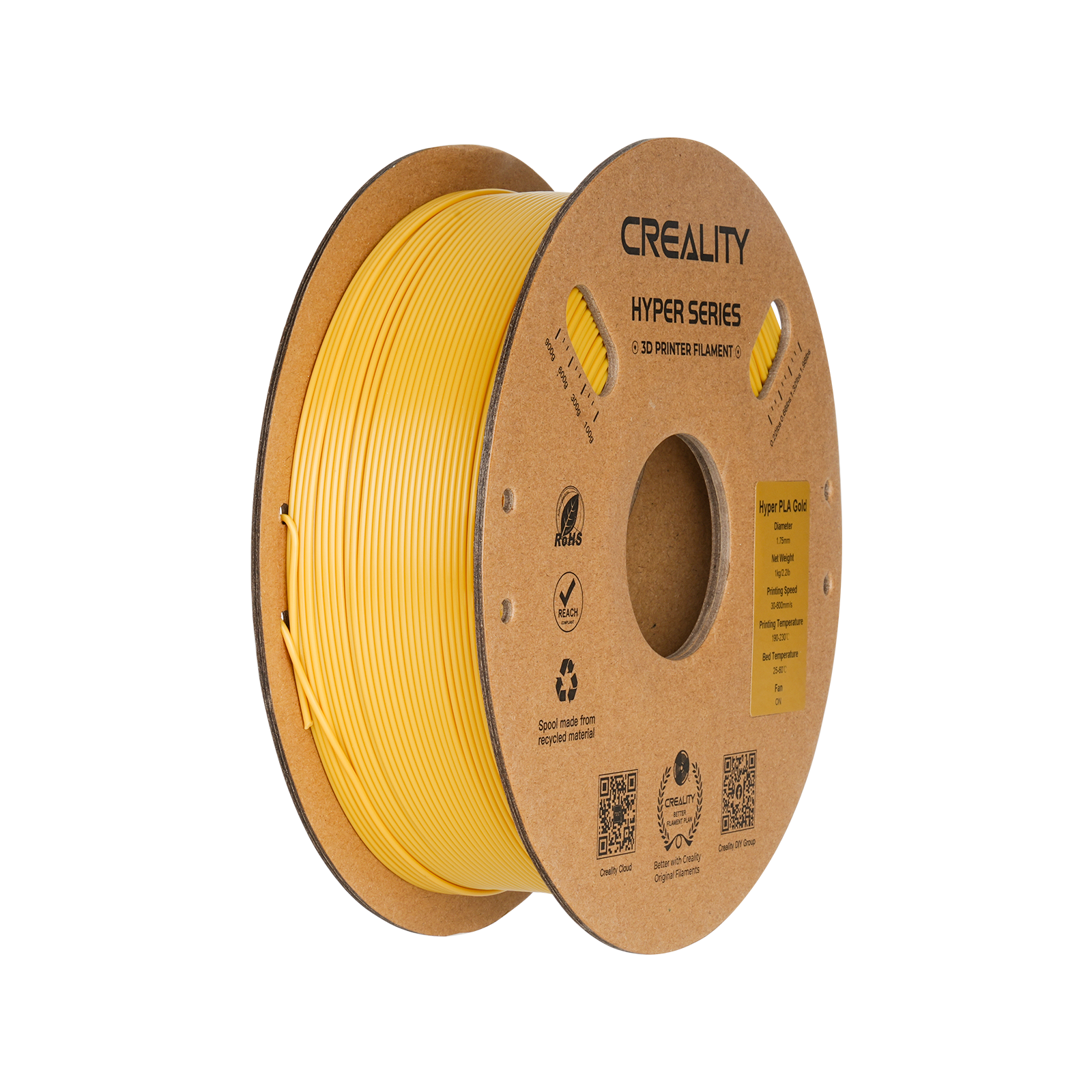 Hyper Series PLA 3D Printing Filament 1kg High-Speed Precision & Toughness