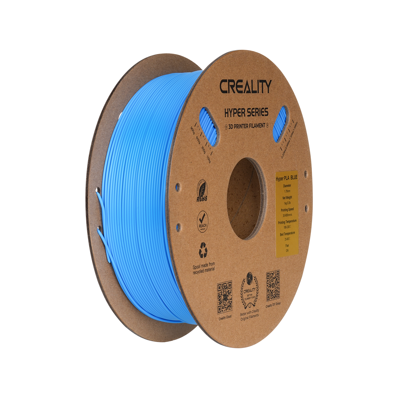 Hyper Series PLA 3D Printing Filament 1kg High-Speed Precision & Toughness